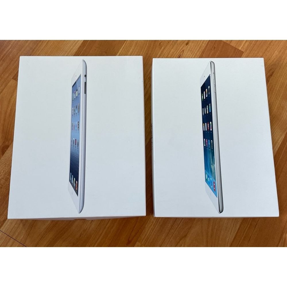 2 I Pad empty boxes